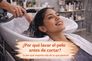 Lee más sobre el artículo ¿Por qué lavar el pelo antes de cortar? (y por qué importa más de lo que parece)
