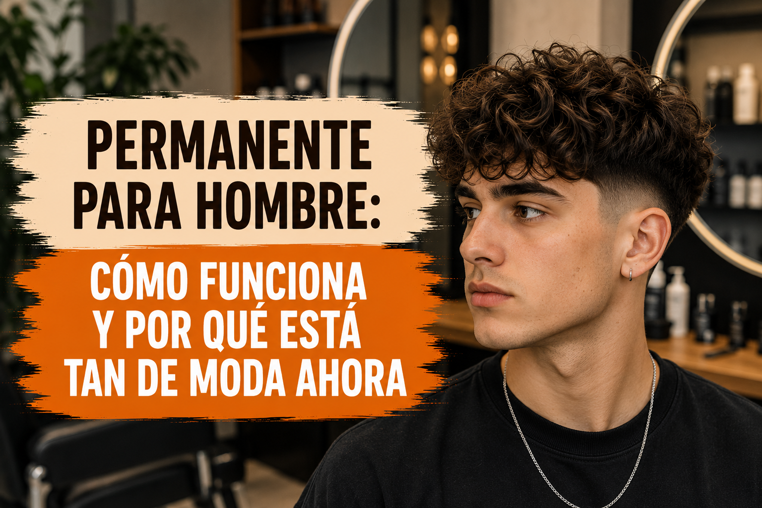 En este momento estás viendo Permanente para hombre: cómo funciona y por qué está tan de moda ahora