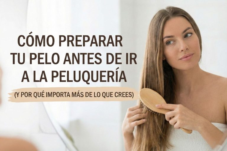 Lee más sobre el artículo Cómo preparar tu pelo antes de ir a la peluquería (y por qué importa más de lo que crees)